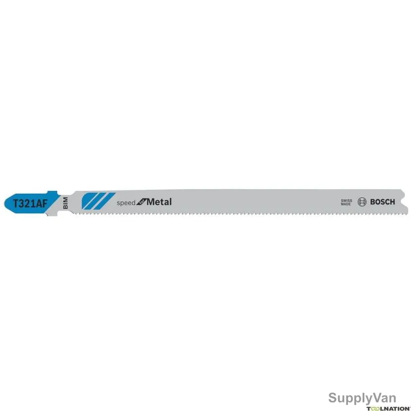 Bosch T 131 AF Metal Jigsaw Blade, 2608636705, Bi-Metal, 132MM Length, 5 Pcs/Pack