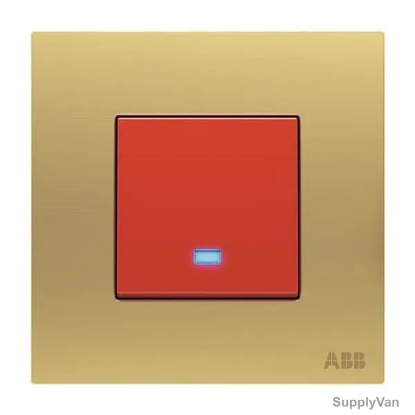 ABB Dual Pole Electrical Switch, AM17744-MG, Millenium, 1 Gang, 45A