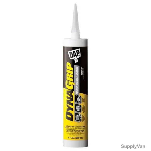 Dap DynaGrip Construction Adhesive, 27522, 10 Oz, White