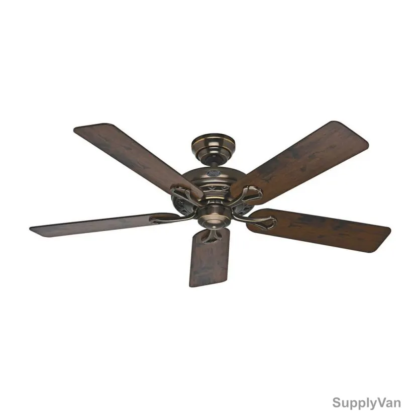 Hunter Ceiling Fan, 24525, Savoy, 5 Blade, 132CM, Amber Bronze