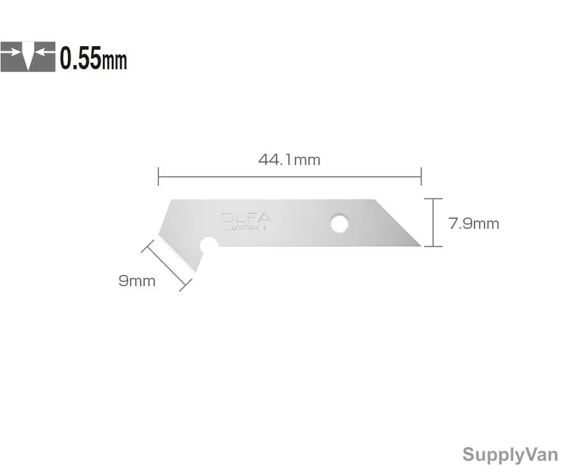 Olfa Standard Duty Blade Set, OL-PB450, 44.1MM Length