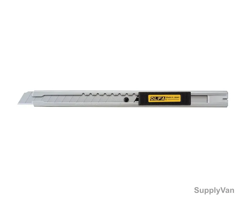 Olfa Cutter Knife, OL-SVR-2, Stainless Steel, Black/Yellow, Auto Lock