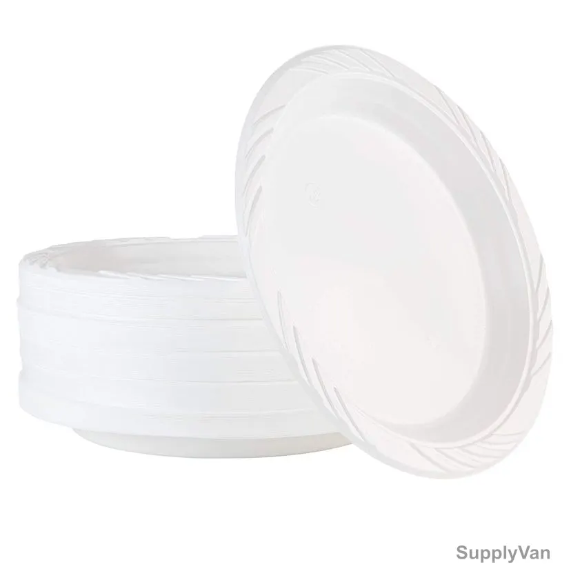 Plastic Plate, 7 Inch, 25 Pcs/Pack