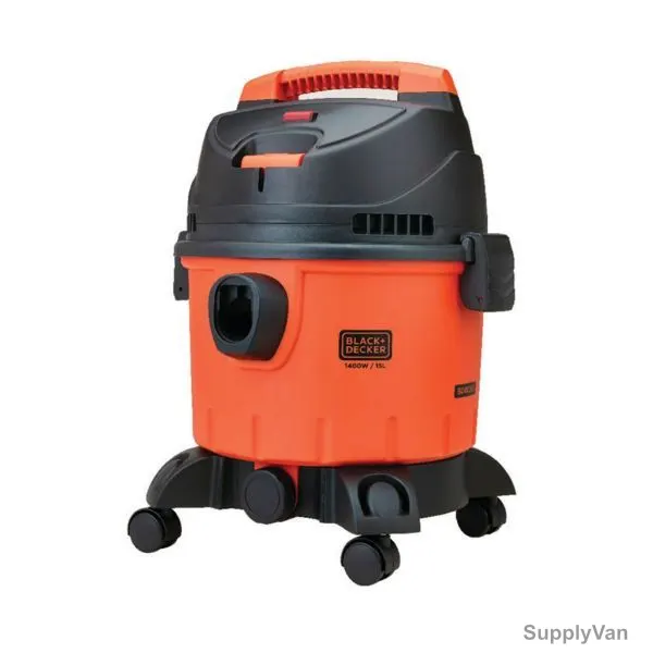 Black and Decker Wet and Dry Vacuum Cleaner, WDBD10-B5, 1200W, 10L, Orange and Black — image 1