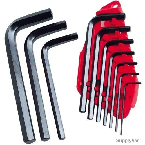 Stanley Straight Male Elbow Hex Key Set, 0-69-253, 10 Pcs/Set