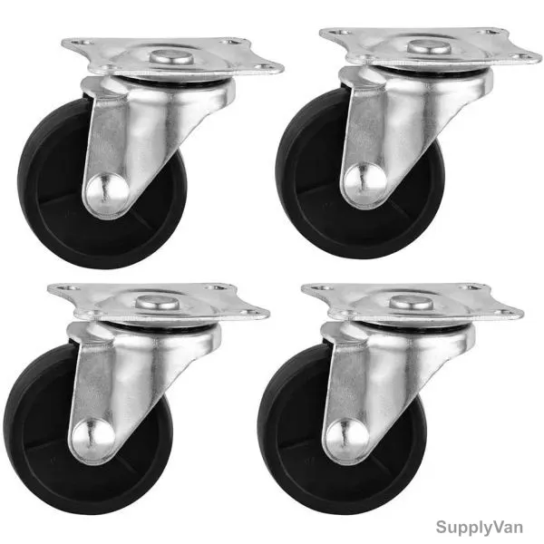 Ylovow Swivel Castor Wheel Without Brakes, 1.5 Inch, 4 Pcs/Pack — image 1