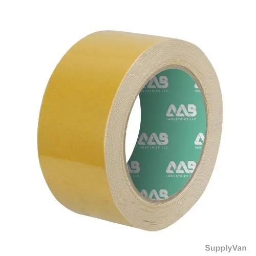 Double Sided Cloth Tape, 48MM x 20 Yards, White, 12 Rolls/Pack
