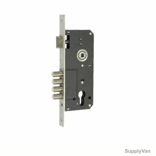 Tuf-Fix Mortise Door Lock, 11T95-4R, Nickel Plated Steel, 45 x 85MM, Black — image 1