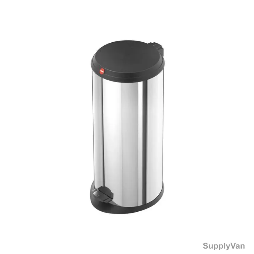 Hailo Pedal Waste Bin, HLO-0520-009, Pedal Bin T1 L, 19 Litres, Silver