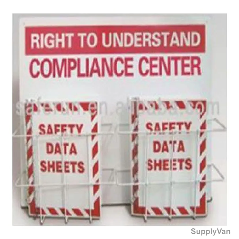 Loto-Lok Safety Data Sheet Station, SDS-CC-2SET, 508 x 737MM