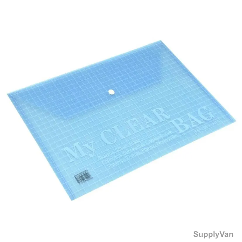 Fis My Clear Bag, A4, Blue