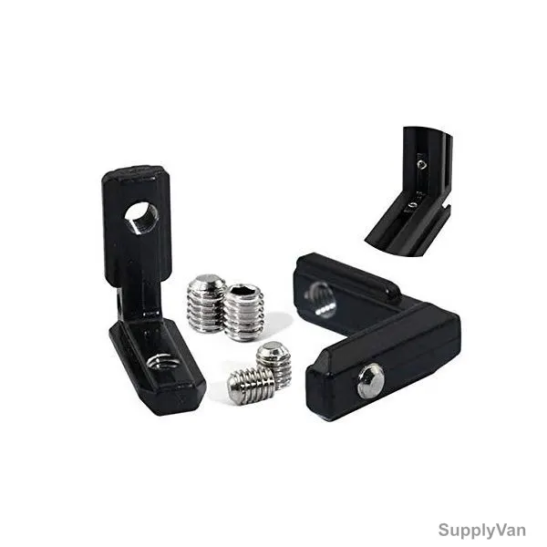 Extrusion T-Sliding L-Connector Nut, 20 Series, Stainless Steel, 20 x 20MM, PK10