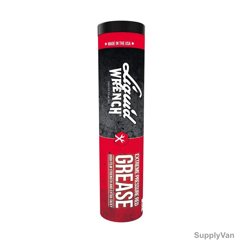 Liquid Wrench Extreme Pressure Red Grease, GR016, 14 Oz — image 1