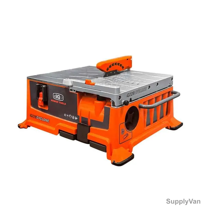 Iq Dry Cut Tabletop Tile Saw, Iq228cyclone, 1800W, 180MM Blade Dia — image 1