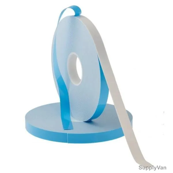 Double Sided Foam Tape, Sky Blue, 48MM x 50 Mtrs