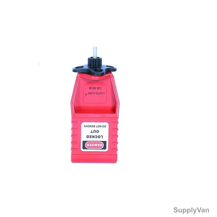Loto-Lok Circuit Breaker Lockout for MCB, CB-SWT-LK, Red