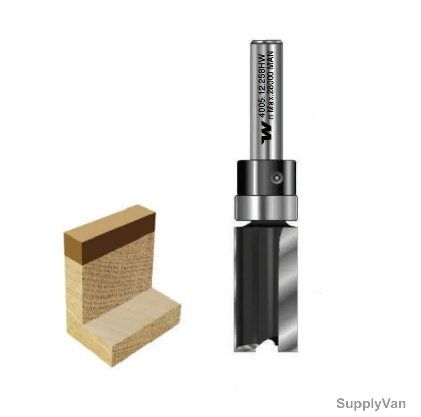 Witox Straight Router Bit, 4005.12.258, Tungsten Carbide, 12 x 25MM — image 1