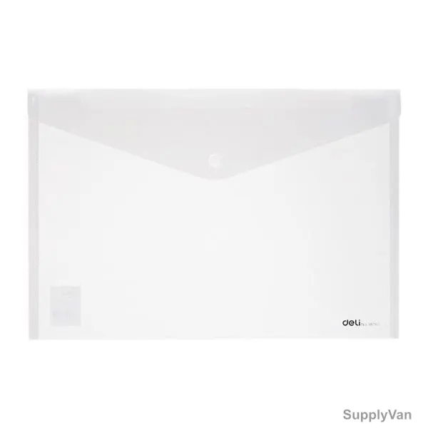 Deli File Bag, E38165, FC, Transparent