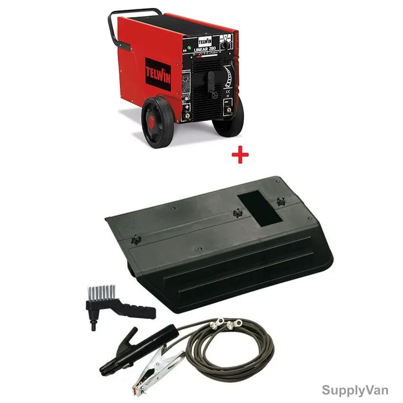 Telwin MMA Electrode Welding Machine, 818002+801081, 3 Phase, 230-400V, 260A