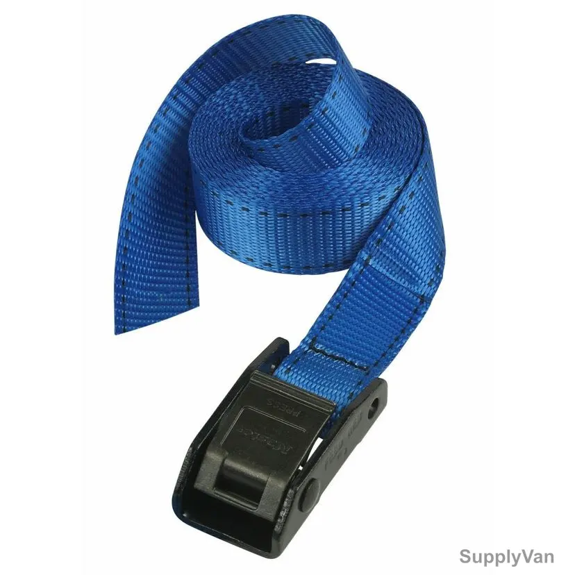 Master Lock Luggage Strap With Zamak Alloy Buckle, ML3112EURDATCOL, 5 Mtrs x 25MM, 150 Kg, Blue