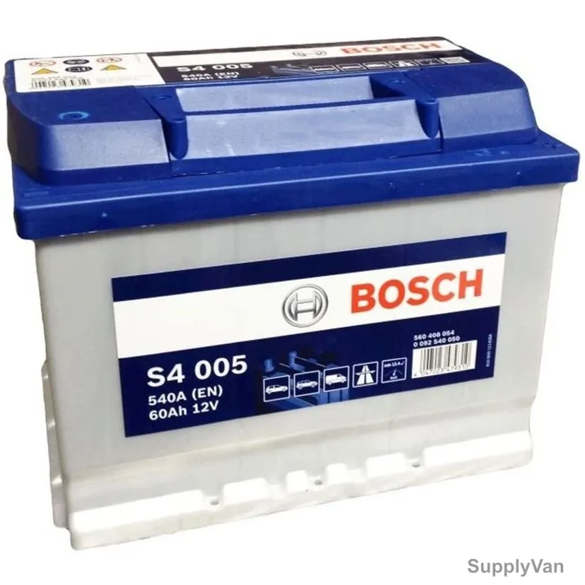 Bosch S4 005 Car Battery, 0092S40430, 12V, 60Ah, 540A
