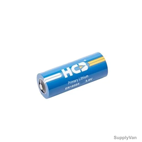 Hcb Li-SOCl2 Cylindrical Battery, ER18505, 3.6V, 4000mAh — image 1