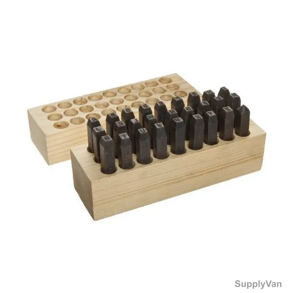 Young Bros Stamp Letter Set, 04273, 5/32 Inch, 27PCS