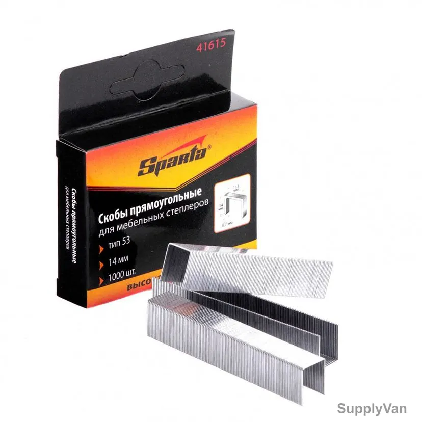 Sparta Staple Pins, 41615, Type 53, 14MM, 1000 Pcs/Pack