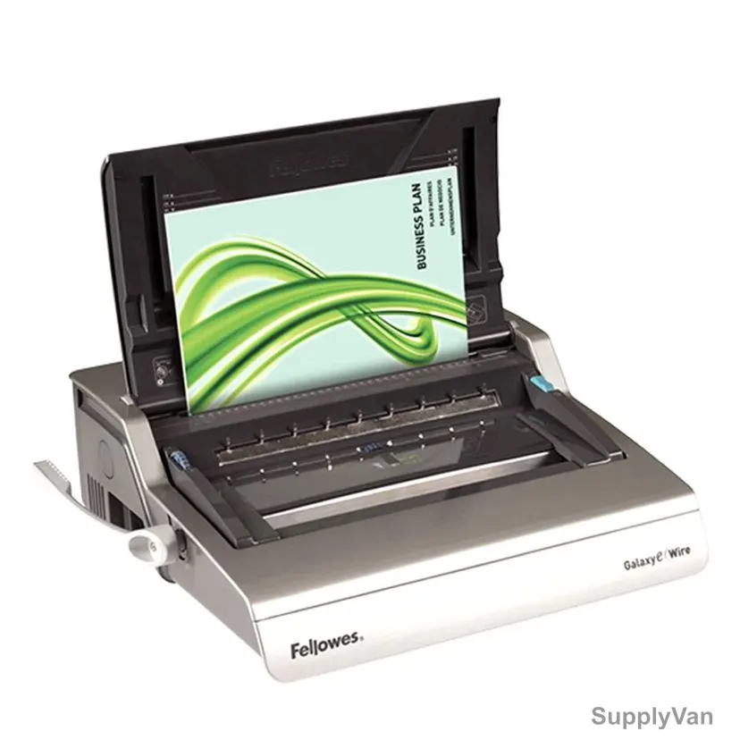 Fellowes Electric Wire Binding Machine, 5622501, Galaxy-E Wire, 130 Sheets, Grey