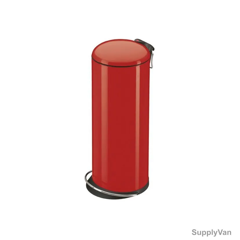 Hailo Pedal Waste Bin, HLO-0523-919, TopDesign L, 24 Litres, Red