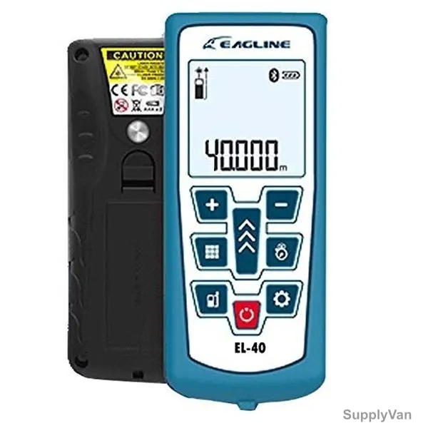 Eagline Laser Measuring Tape, CA-640, 40 Mtrs, Blue
