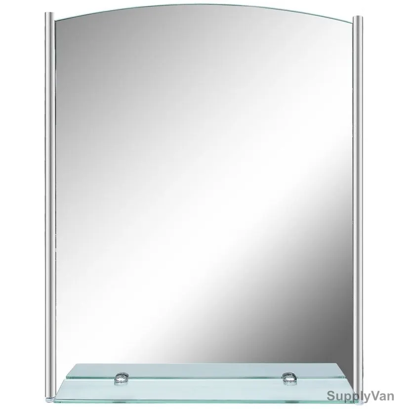 Argent Crystal Bathroom Mirror, YJ-26001A, Rectangular