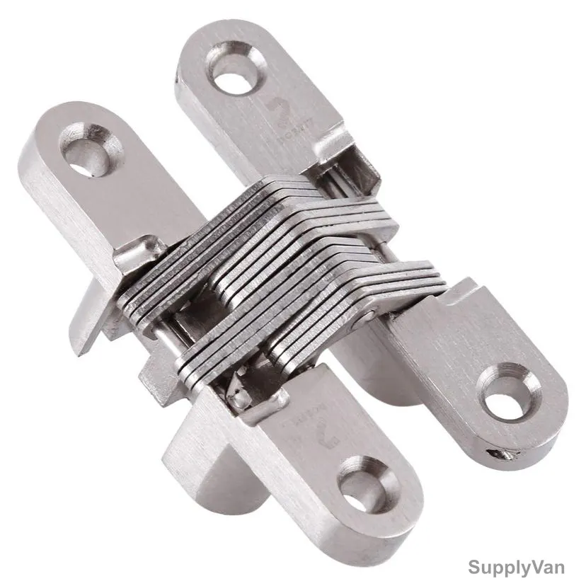 Dorfit Concealed Hinge, DTCH004, 13x60mm, Zinc Alloy, Satin Nickel