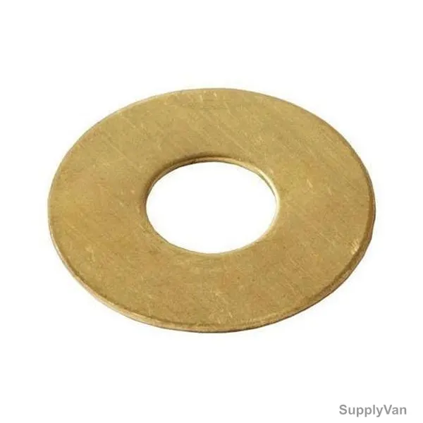 Brass Flat Washer, DIN 125, M10, 100 Pcs/Pack