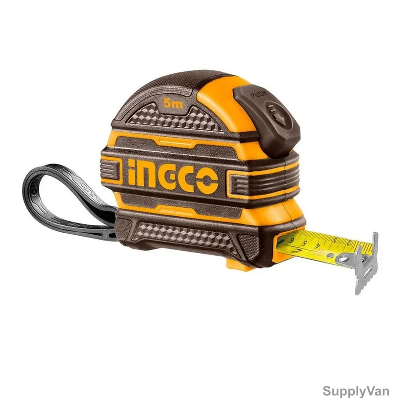 Ingco Industrial Measuring Tape, HSMT08519, Steel, 5 Mtrs Length — image 1