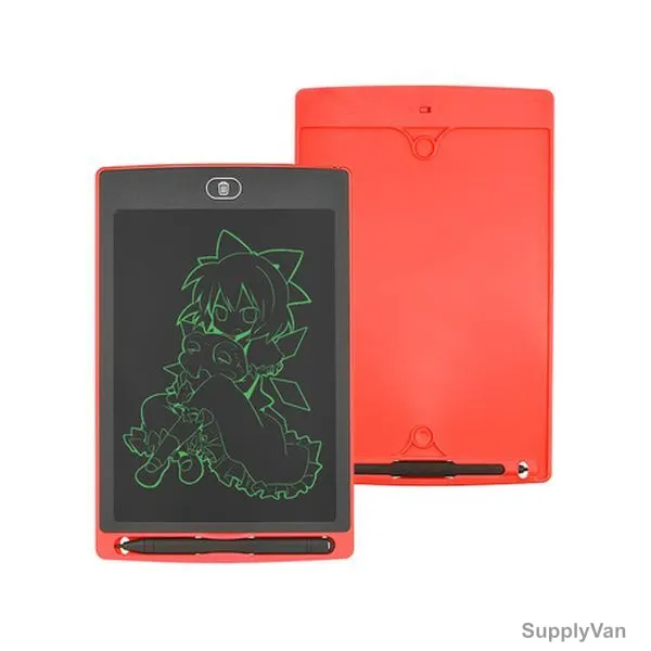 LCD Writing Pad, 8.5 Inch, 225mAh, Red — image 1