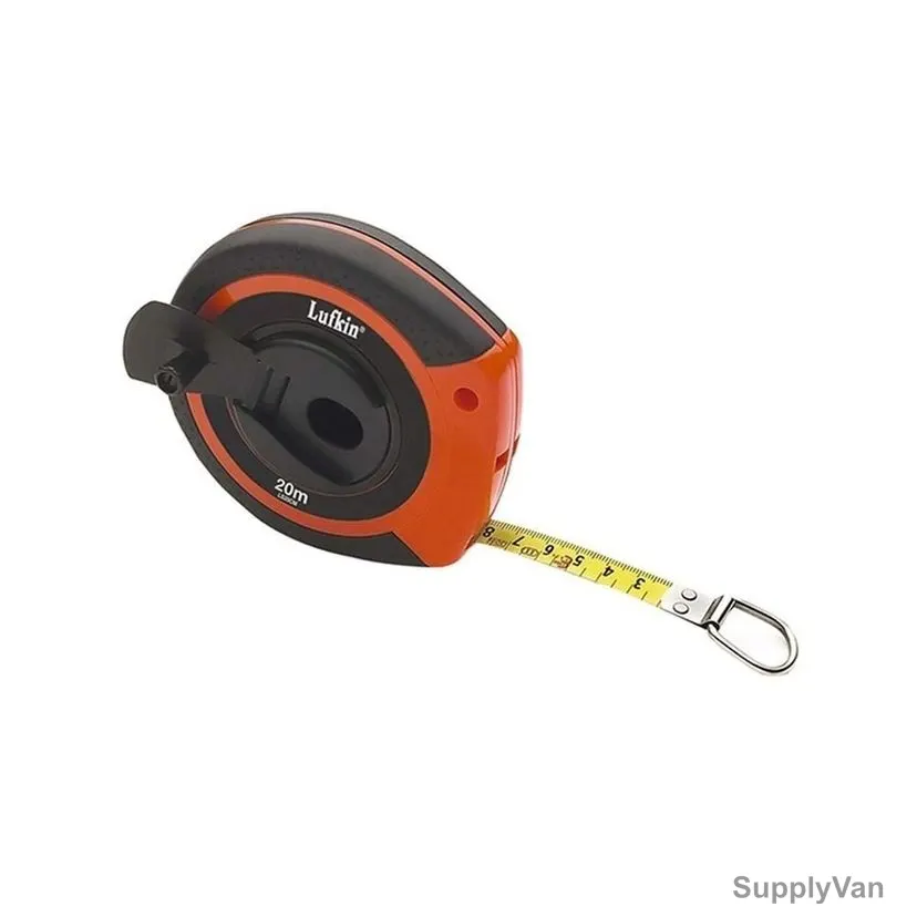 Lufkin Special Long Tape, LS20CME, LS Series, Metric/Imperial, 20 Mtrs x 10MM