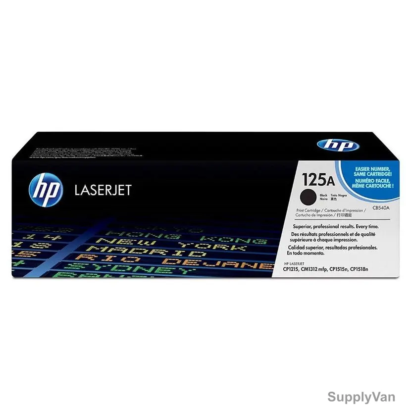 HP Original LaserJet Toner Cartridge, CB540, 125A, Black — image 1