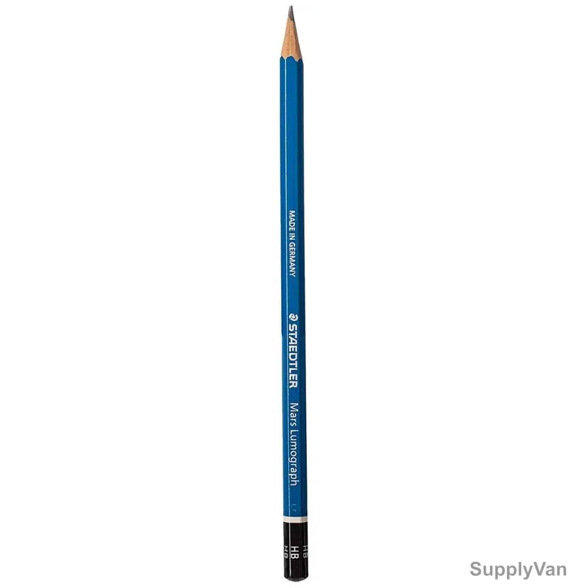 Staedtler Mars Lumograph Pencil, ST-100-HB, 2.0MM Tip Size, Blue, 12 Pcs/Pack