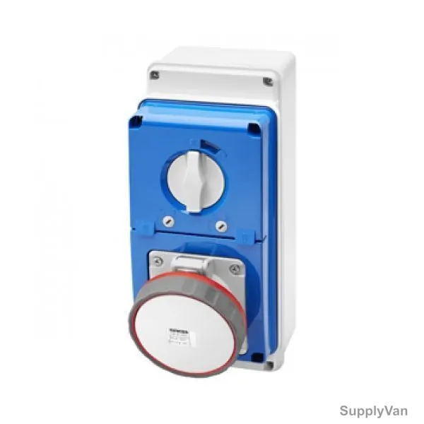 Gewiss Vertical Socket Outlet, GW67253N, IP55, 63A, 3P+N+E