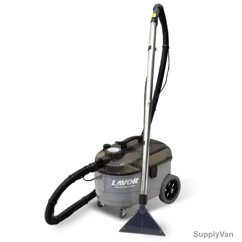 Lavor Jupiter Professional Spray Extraction Carpet Cleaner, 0-065-0001, 1100W, 4 Bar, 6.5 Ltrs Tank Capacity