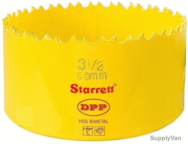 Starrett Dual Pitch Professional Hole Saw, DH0312, 89mm