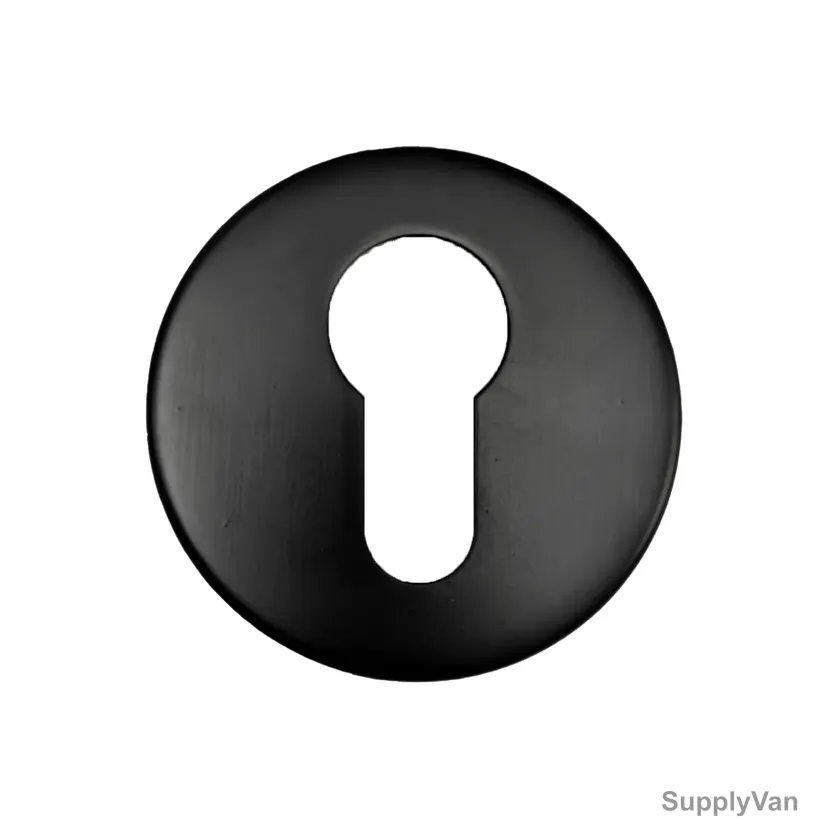 Dorfit Euro Profile Key Hole, DTES001-MB, Stainless Steel, Matt Black Finish — image 1
