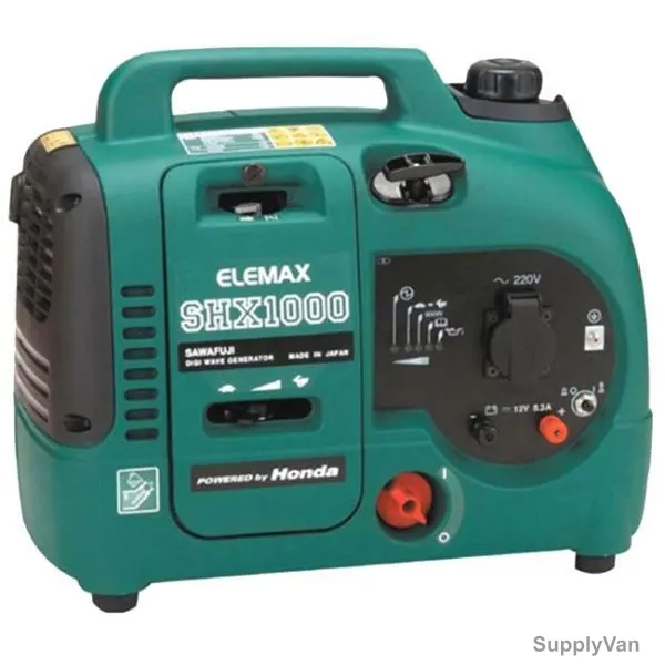 Elemax Portable Gasoline Generator, SHX1000, 900W