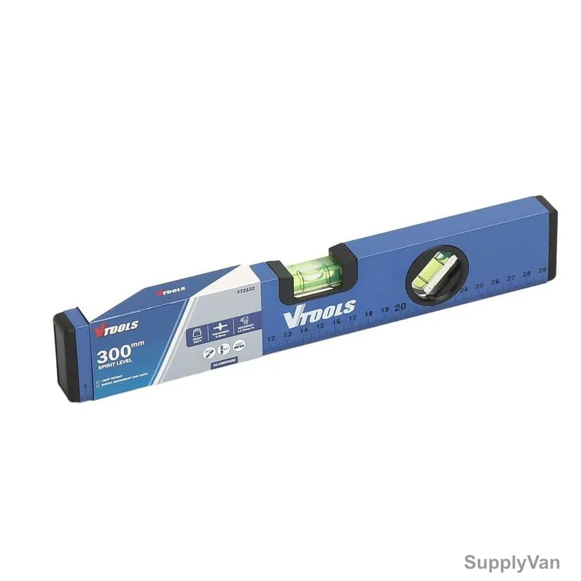 Vtools Magnetic Spirit Level, VT2122, Aluminium Alloy, 300MM Length — image 1
