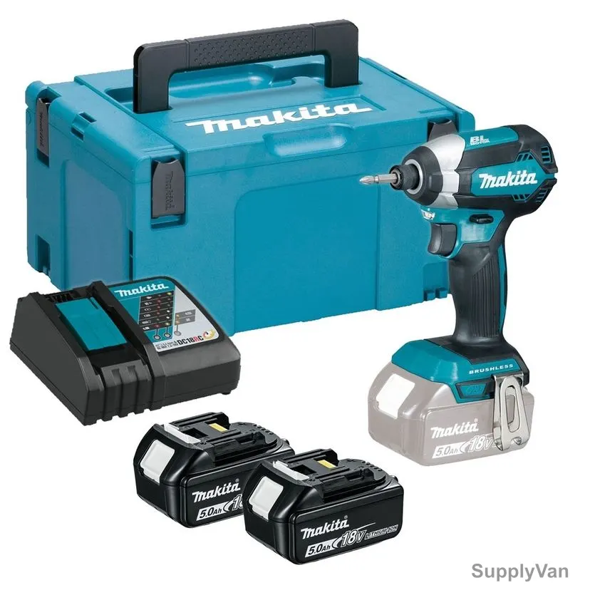Makita Impact Driver, DTD153RTJ, 18V, 0-3400 RPM, Lithium-Ion — image 1
