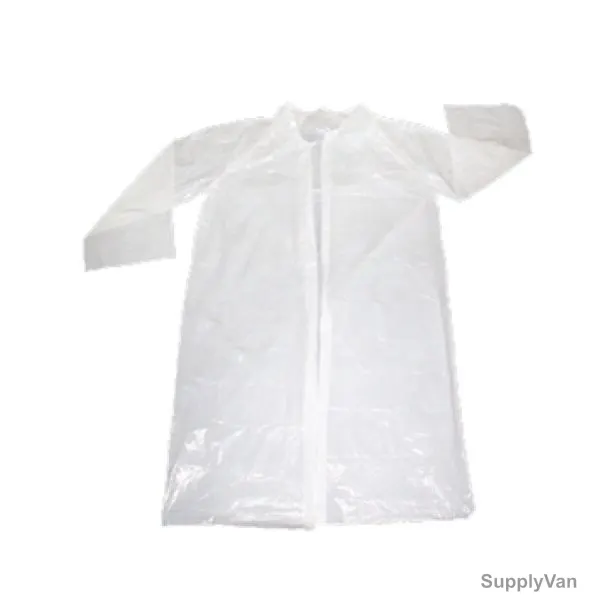 Hotpack PE Visitor Coat, Pevc, White, 200 Pcs/Carton — image 1