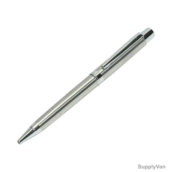 FIS Ballpoint Pen, FSBP-62BL, 0.7MM, Silver Body, Blue Ink