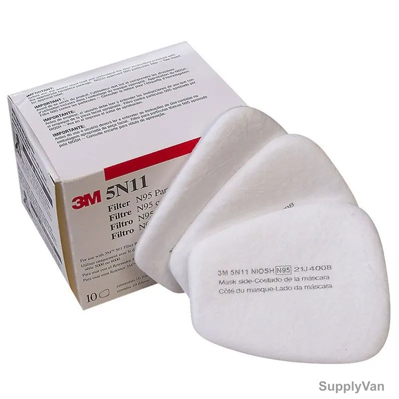 3M Particulate Pre-Filter, 3M5N11, Polyester, 4.2 Inch, White