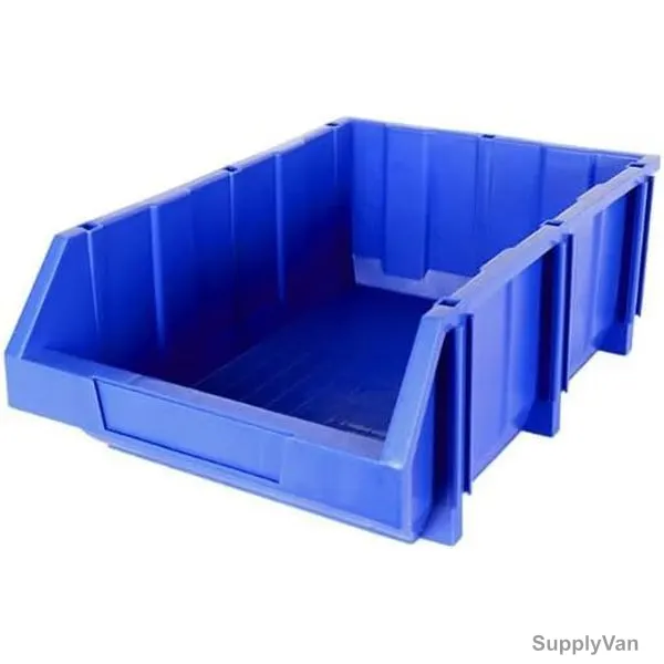 Excellent Plastic Storage Bin, EP024, Polypropylene, XL, 22CM Height x 40CM Width x 60CM Length, Blue — image 1